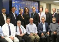 Roundtable participants included NIAMS director Dr. Stephen Katz (seated, third from l)