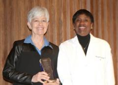 Dr. Joan McGowan (l) and Dr. Marja M. Hurley (r)