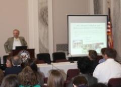 NIAMS Deputy Director Robert Carter, M.D., presents at a Congressional briefing sponsored by the Scleroderma Foundation.