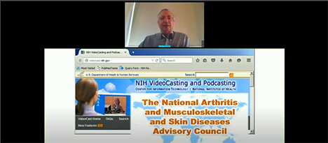 NIH Video casting cover - NIAMS Advisory Council Meeting
