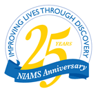 NIAMS 25th Anniversary logo